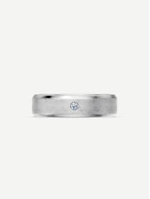 White Gold Diamond Wedding Ring 0.05 ct | MARRY ME by Ribas