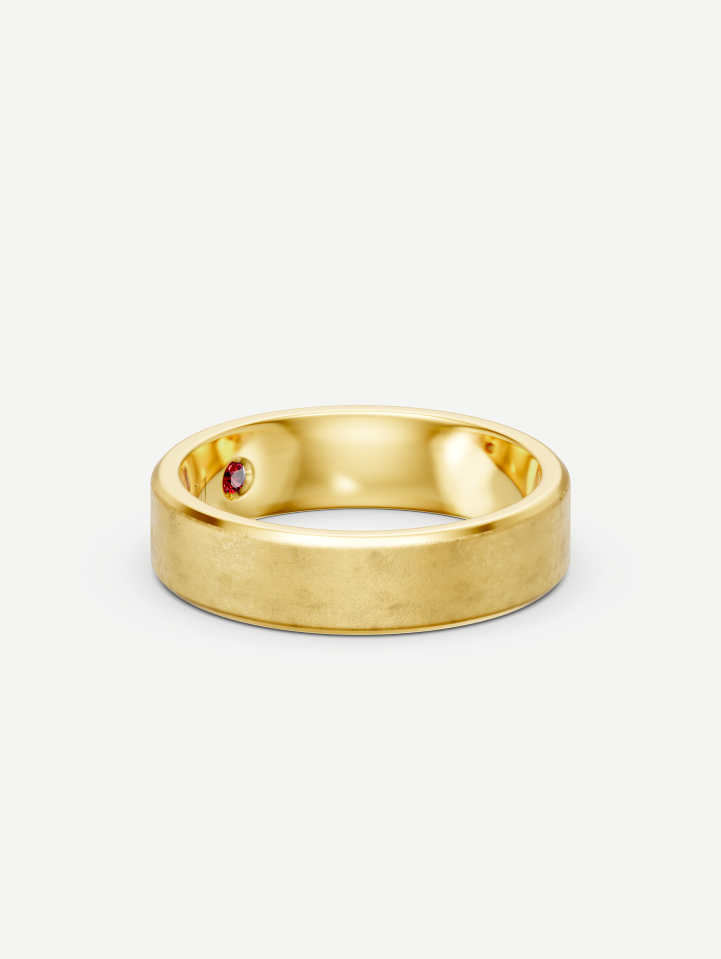 Yellow Gold Wedding Ring MOT054607 | MARRY ME by Ribas