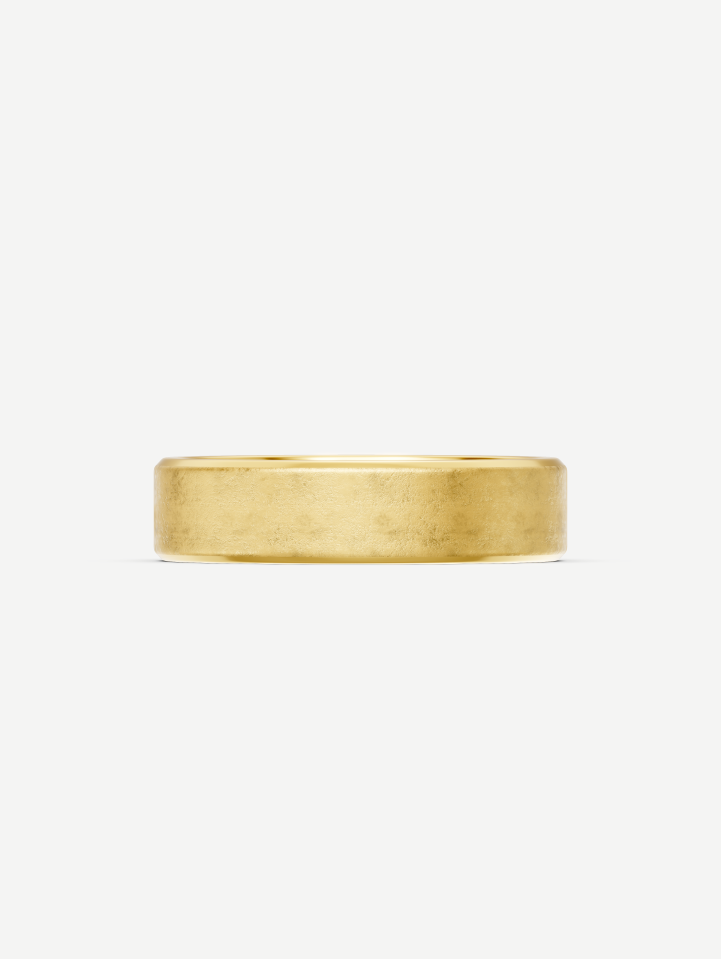 Yellow Gold Wedding Ring MOT054607 | MARRY ME by Ribas