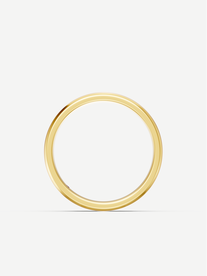 Yellow Gold Wedding Ring MOT054607 | MARRY ME by Ribas