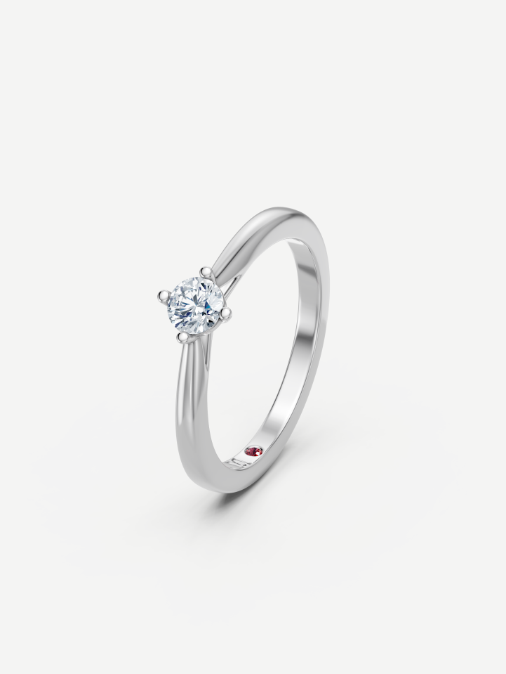 White Gold Diamond Ring MOT057950 from 0.30 ct | MARRY ME