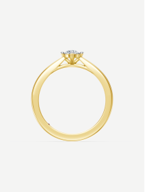 Yellow Gold Diamond Ring MOT057950 from 0.30 ct | MARRY ME