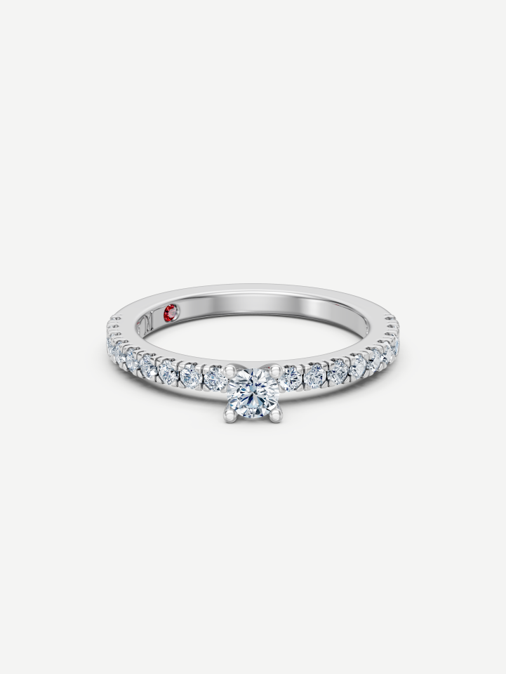 White Gold Diamond Ring from 0.37 ct | MARRY ME by Ribas