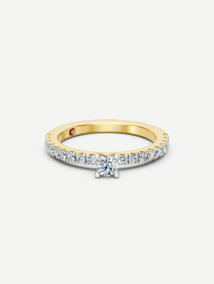 Yellow Gold Diamond Ring from 0.41 ct | MARRY ME by Ribas