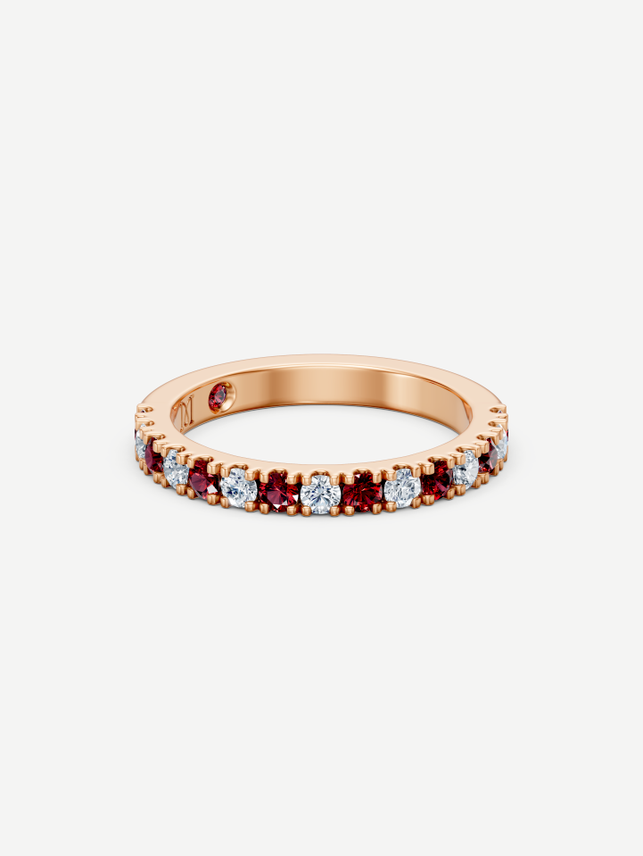 Rose Gold Ruby and Diamond Ring from 0.59 ct | MARRY ME