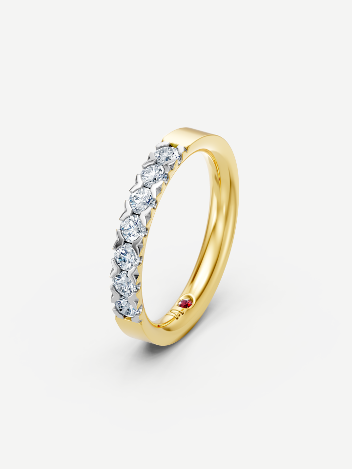 Yellow Gold Diamond Ring from 0.64 ct | MARRY ME by Ribas