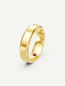 Yellow Gold Wedding Ring MOT092890 | MARRY ME by Ribas