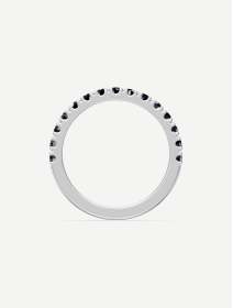 White Gold Black Diamond Ring from 0.55 ct | MARRY ME