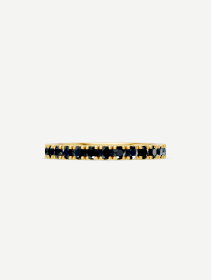Yellow Gold Black Diamond Ring from 0.50 ct | MARRY ME