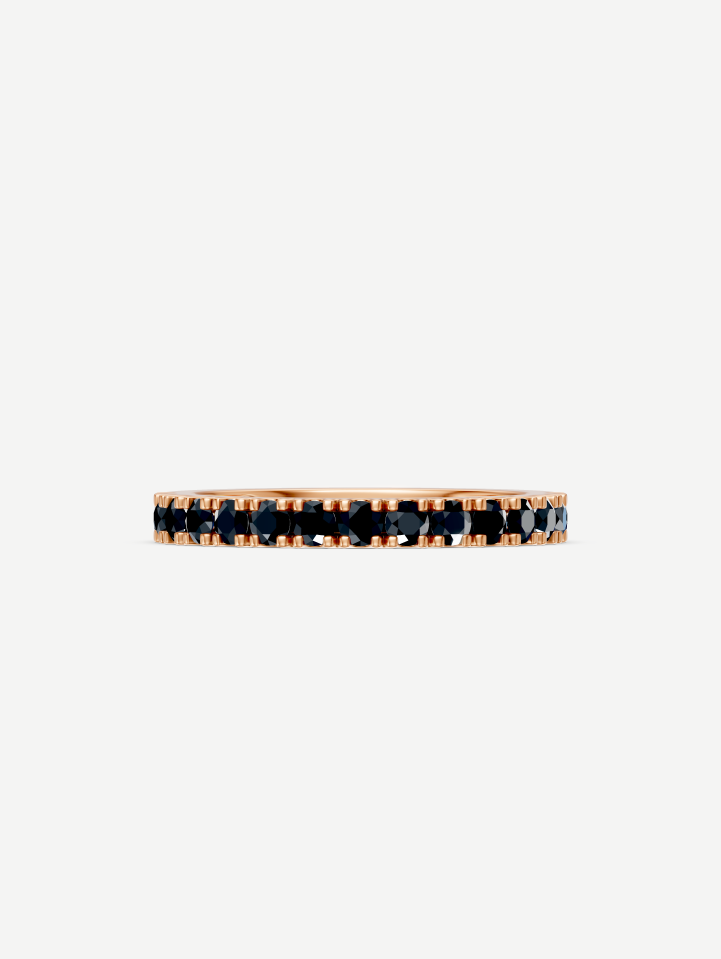 Rose Gold Black Diamond Ring from 0.50 ct | MARRY ME