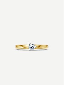 Yellow Gold Diamond Ring from 0.18 ct | MARRY ME by Ribas