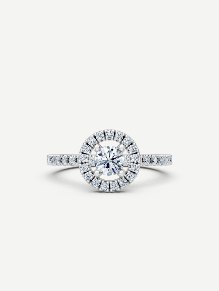 White Gold Diamond Ring MOT123709 from 0.49 ct | MARRY ME