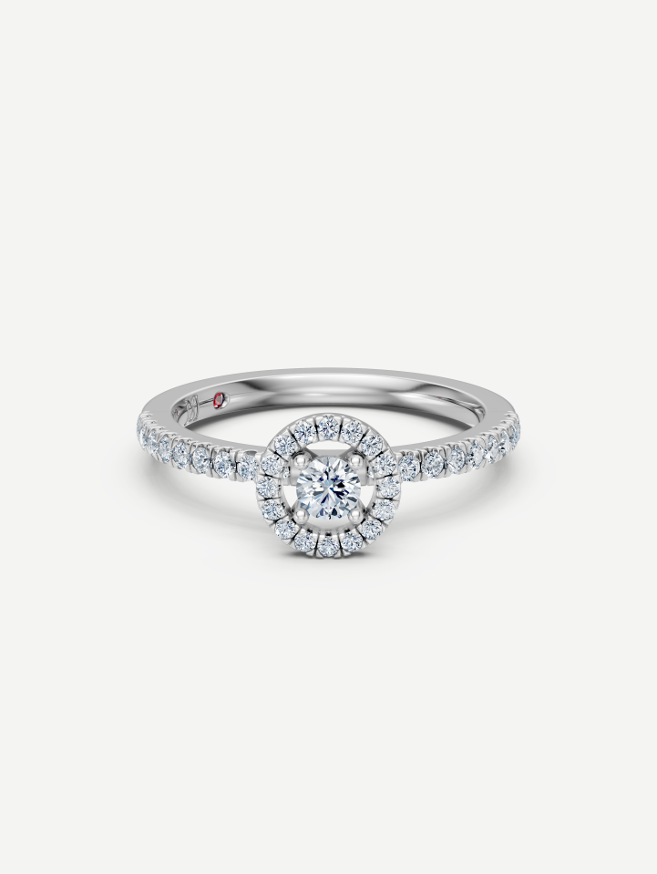 White Gold Diamond Ring MOT123723 from 0.49 ct | MARRY ME