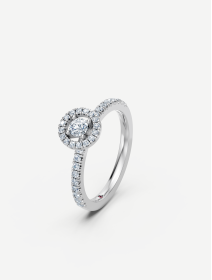 White Gold Diamond Ring MOT123723 from 0.49 ct | MARRY ME