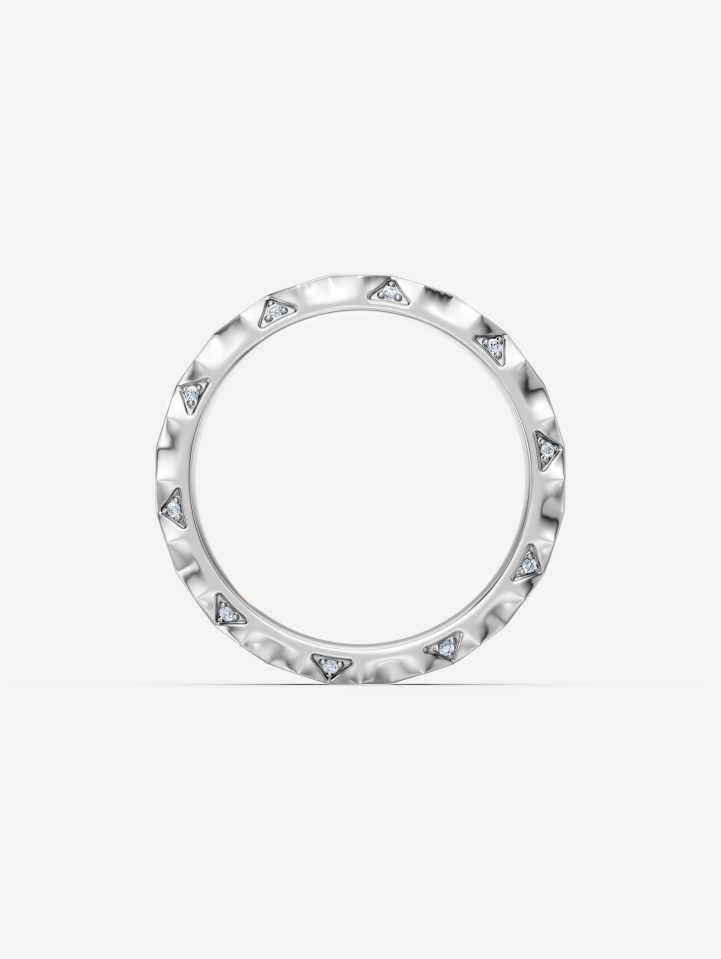 Signature White Gold Wedding Ring from 0.06 ct | MARRY ME