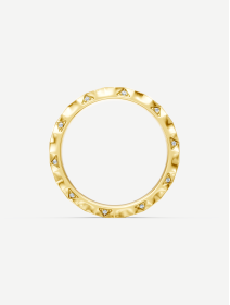 Signature Yellow Gold Wedding Ring from 0.06 ct | MARRY ME