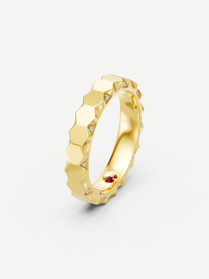 Signature Yellow Gold Wedding Ring from 0.06 ct | MARRY ME