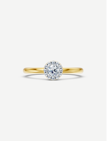 Yellow Gold Diamond Ring from 0.42 ct | MARRY ME by Ribas