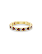 Rings with rubies