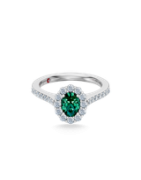 Rings with emeralds